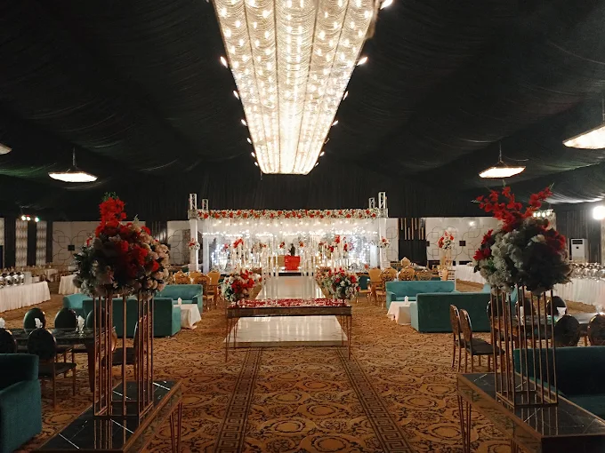 Interior of Greenland Marquee hall